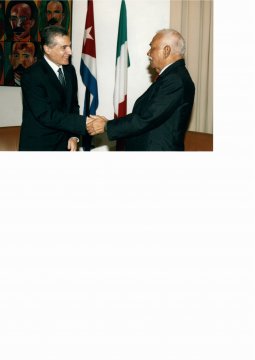 con il comandante Almeida